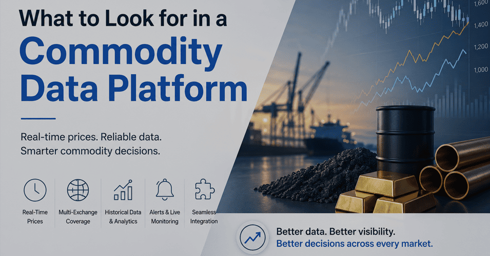 What to Look for in a Commodity Data Platform