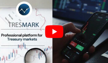 Tremark logo representing a professional platform for treasury markets, emphasizing finance and investment services.