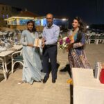 giving awards to tresmark employees