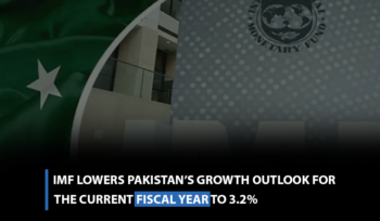 IMF lowers Pakistan’s growth outlook for the current fiscal year to 3.2%