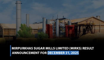 Mirpurkhas Sugar Mills Limited (MIRKS) result announcement for December 31, 2025