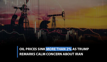 Oil prices sink more than 2% as Trump remarks calm concern about Iran