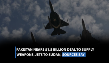 Pakistan nears $1.5 billion deal to supply weapons, jets to Sudan, sources say