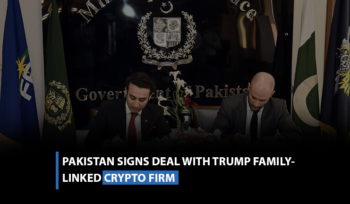 Pakistan signs deal with Trump family-linked crypto firm