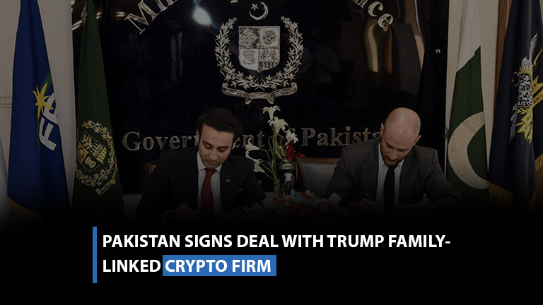 Pakistan Signs Deal with Trump Family-linked Crypto firm