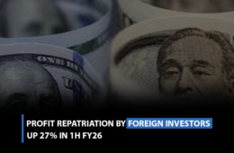 Profit repatriation by foreign investors up 27% in 1H FY26