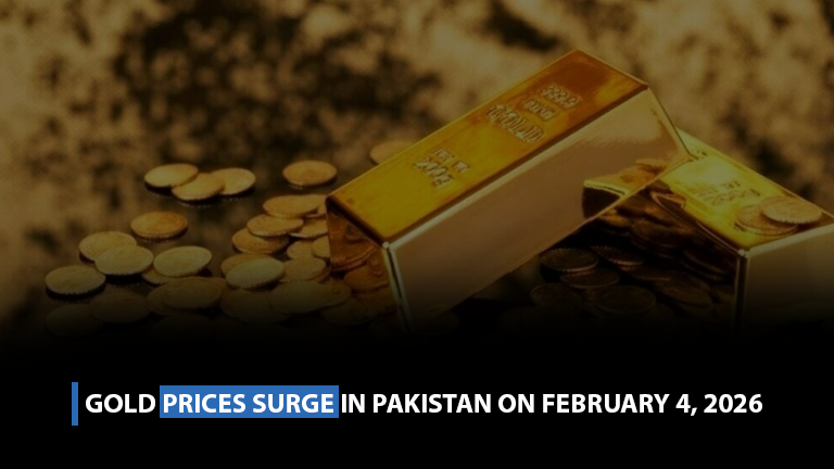 Gold Prices Surge in Pakistan on February 4, 2026