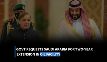 Govt requests Saudi Arabia for two-year extension in oil facility