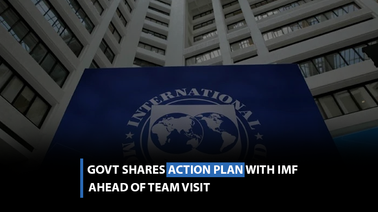 Govt shares action plan with IMF ahead of team visit