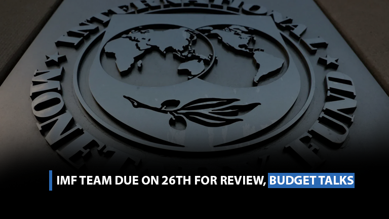 IMF team due on 26th for review, budget talks
