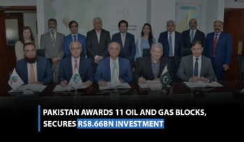 Pakistan awards 11 oil and gas blocks, secures Rs8.66bn investment