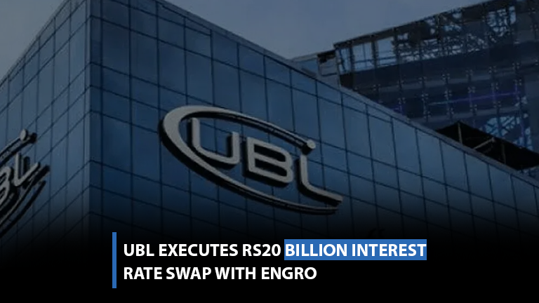 UBL executes Rs20bn Interest Rate Swap with Engro