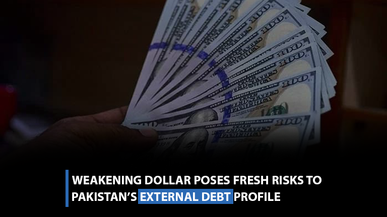 Weakening dollar poses fresh risks to Pakistan’s external debt profile