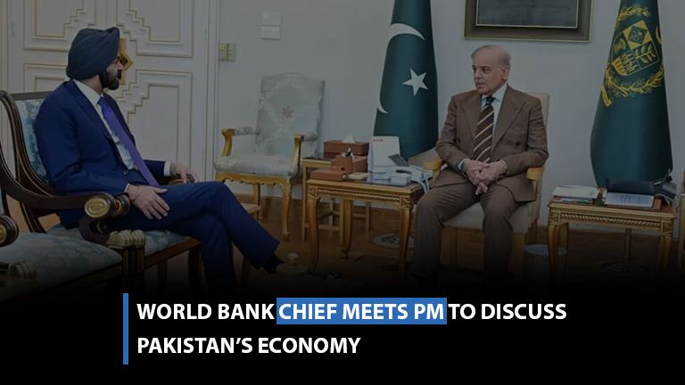 World Bank Chief Meets PM to Discuss Pakistan’s Economy