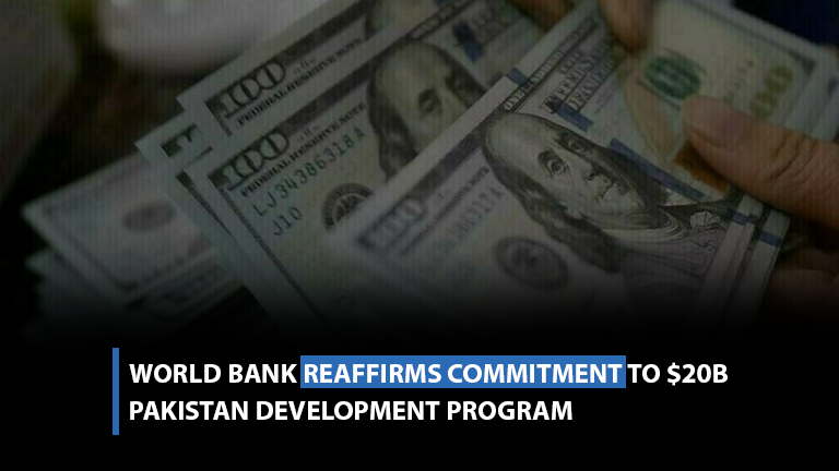 World Bank reaffirms commitment to $20b Pakistan development program