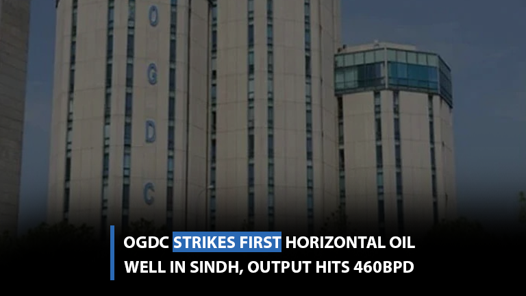 OGDC strikes first horizontal oil well in Sindh, output hits 460bpd