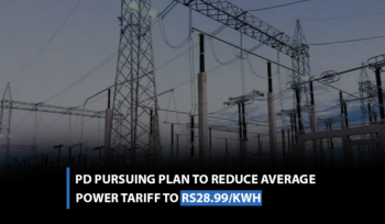 PD pursuing plan to reduce average power tariff to Rs28.99-kWh