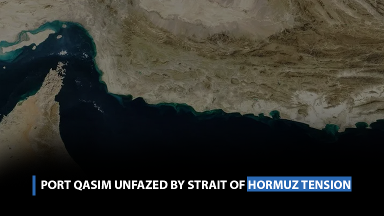 Port Qasim unfazed by Strait of Hormuz tension