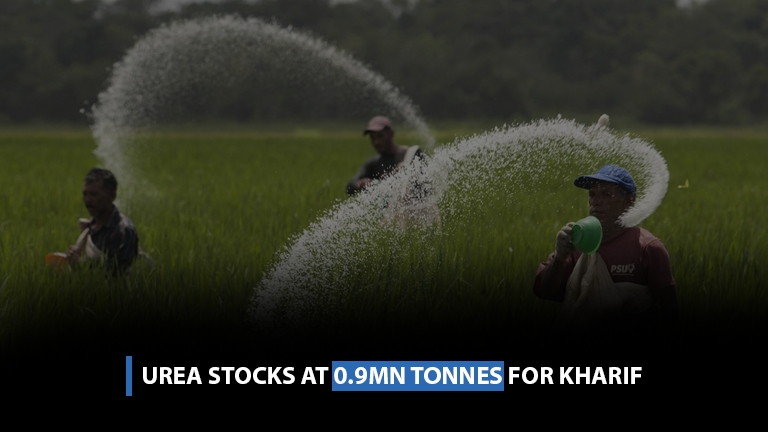 Urea stocks at 0.9mn tonnes for Kharif