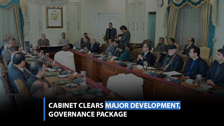Cabinet clears major development, governance package
