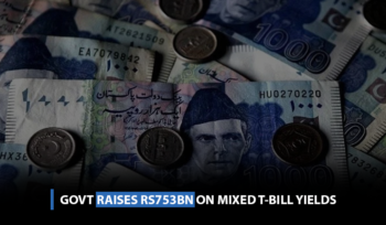 Govt raises Rs753bn on mixed T-bill yields