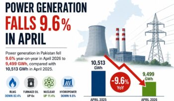 Power generation falls 9.6pc in April