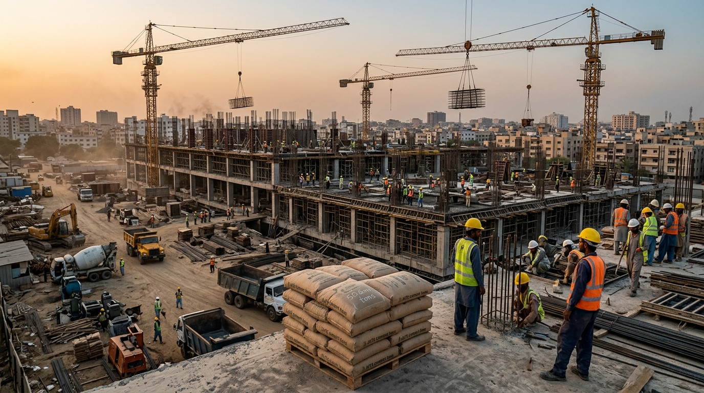 Construction lifts cement sales to 50.6mn tons