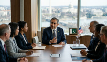 Interior Minister Mohsin Naqvi in US for key talks