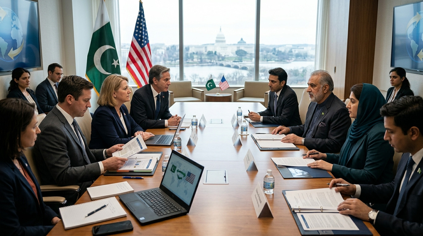Pakistan, US hold trade talks in Washington on reciprocal trade agreement