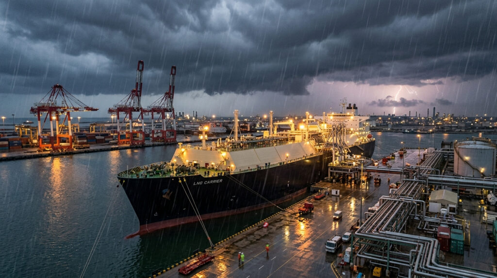 Largest LNG Carrier Berths at Port Qasim