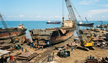 Ship recycling resumes at Gadani after an eight-year break as seven vessels arrive