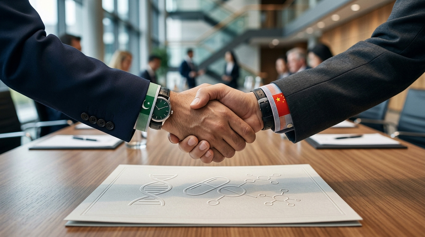 Pakistan, China sign $850mn pharma agreements at industry conference.