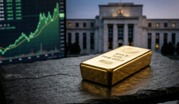 Gold off two-week peak as oil advances; Fed meeting in focus
