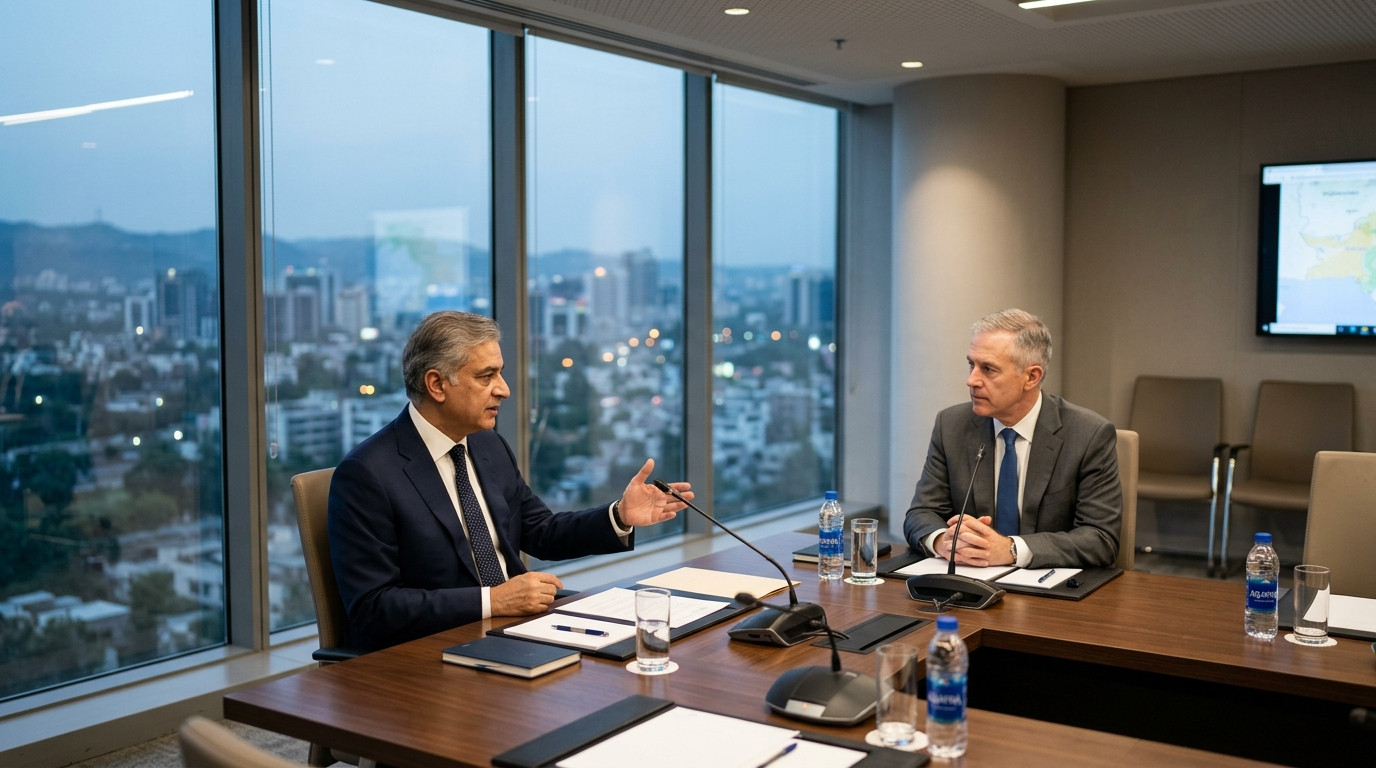 Aurangzeb Reviews Pakistan's Macroeconomic Performance with IMF Officials
