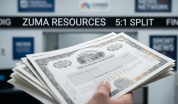 Zuma Resources shareholders approve 5 for 1 stock split, executive remuneration