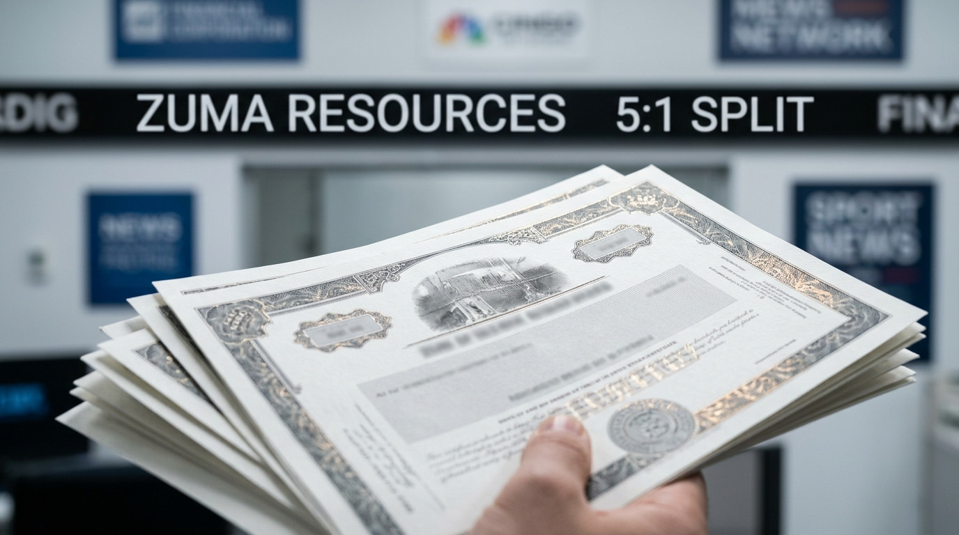 Zuma Resources shareholders approve 5 for 1 stock split, executive remuneration