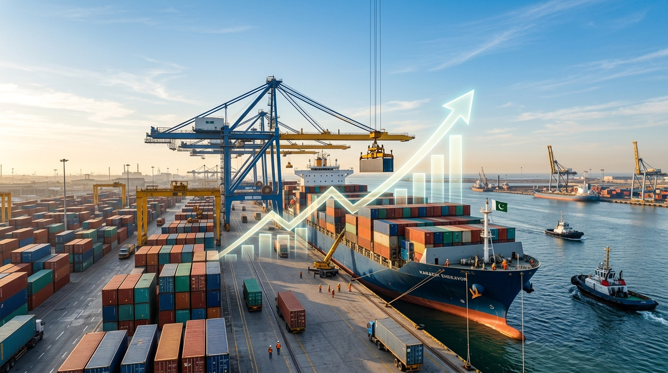 Pakistan’s July Exports Rise 13.1% to $3.94 Billion