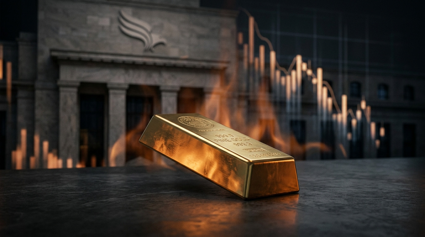 Gold Slides to One-Month Low as Oil Surge Fuels Fed Rate-Hike Bets